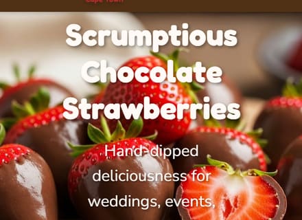 Strawbz website built by SiteHub